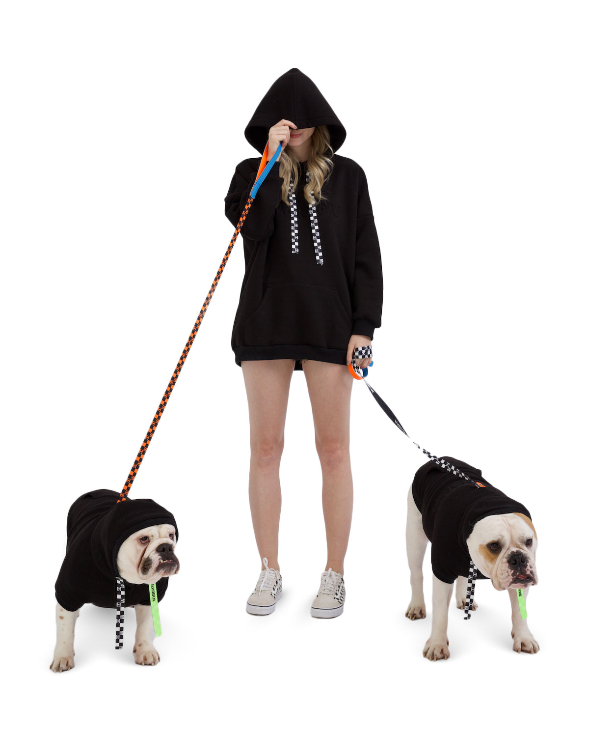 I Woof U Black Human Hoodie
