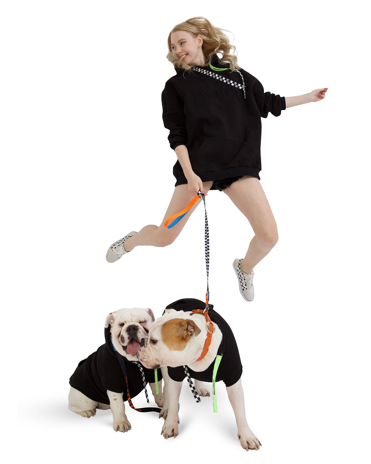 I Woof U Black Human Hoodie