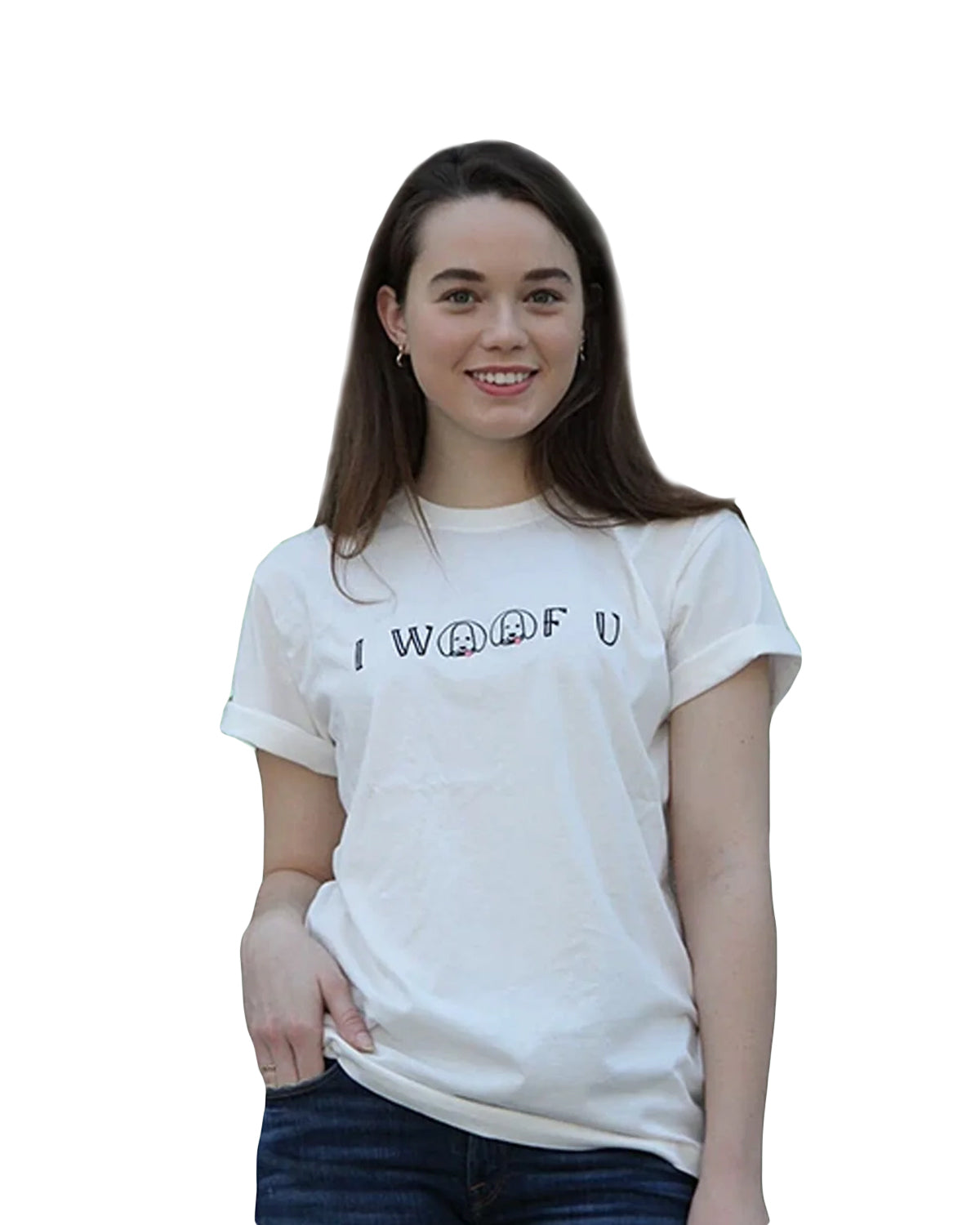 I Woof U Embroidery T-Shirt