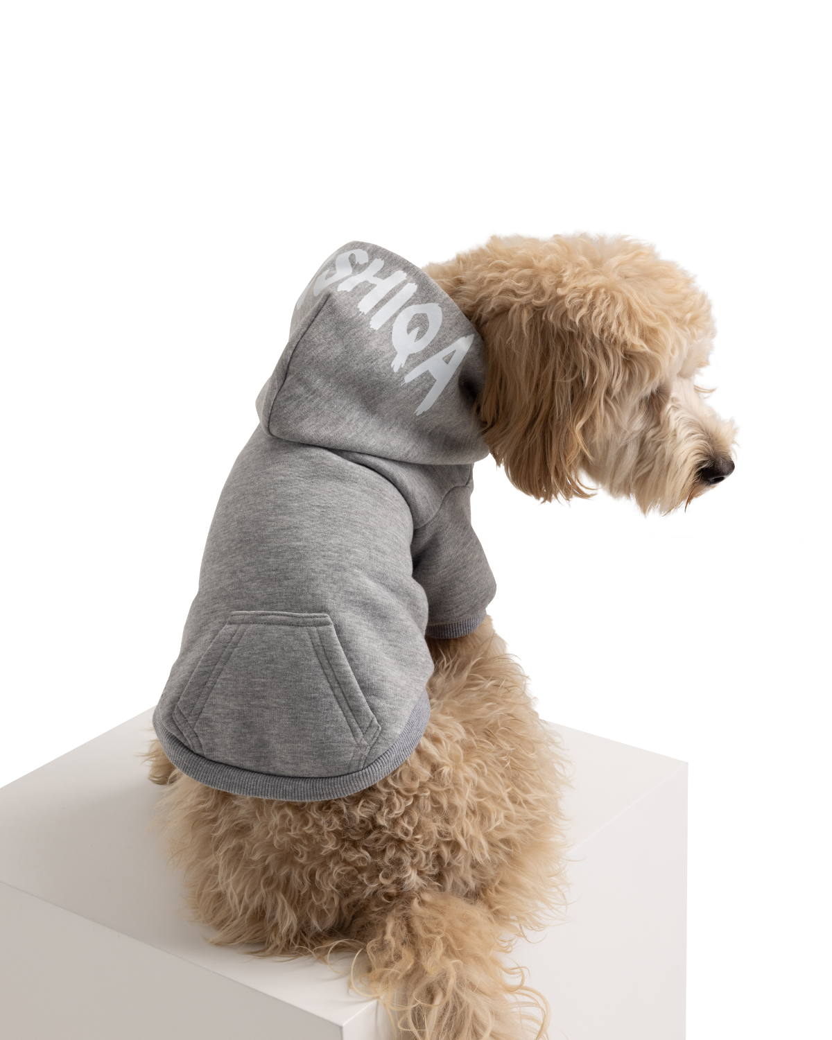 I Woof U Grey Pet Hoodie